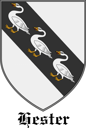 HESTER family crest