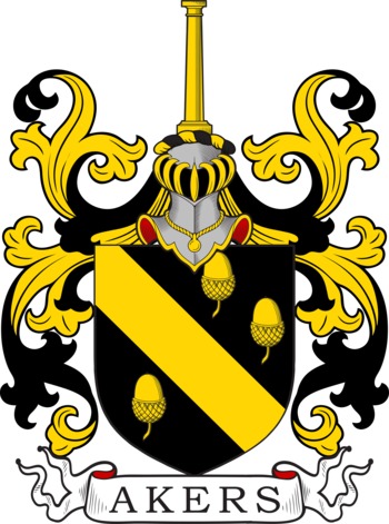 AKERS family crest